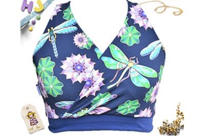 Custom fabric nursing bras at Hiccups & Juice